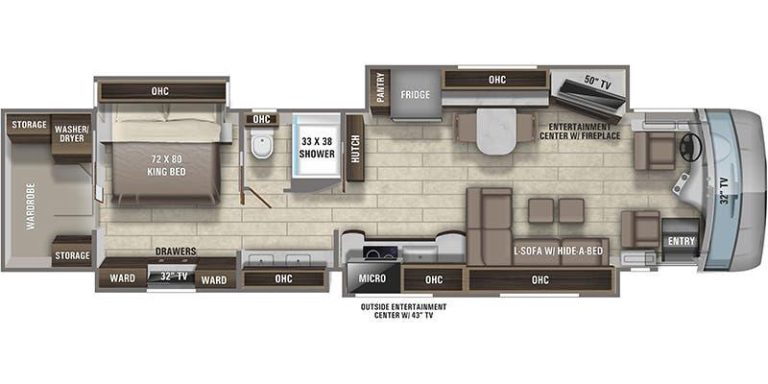 3 RVs With The Most Square Footage (With prices & pictures) | GoDownsize