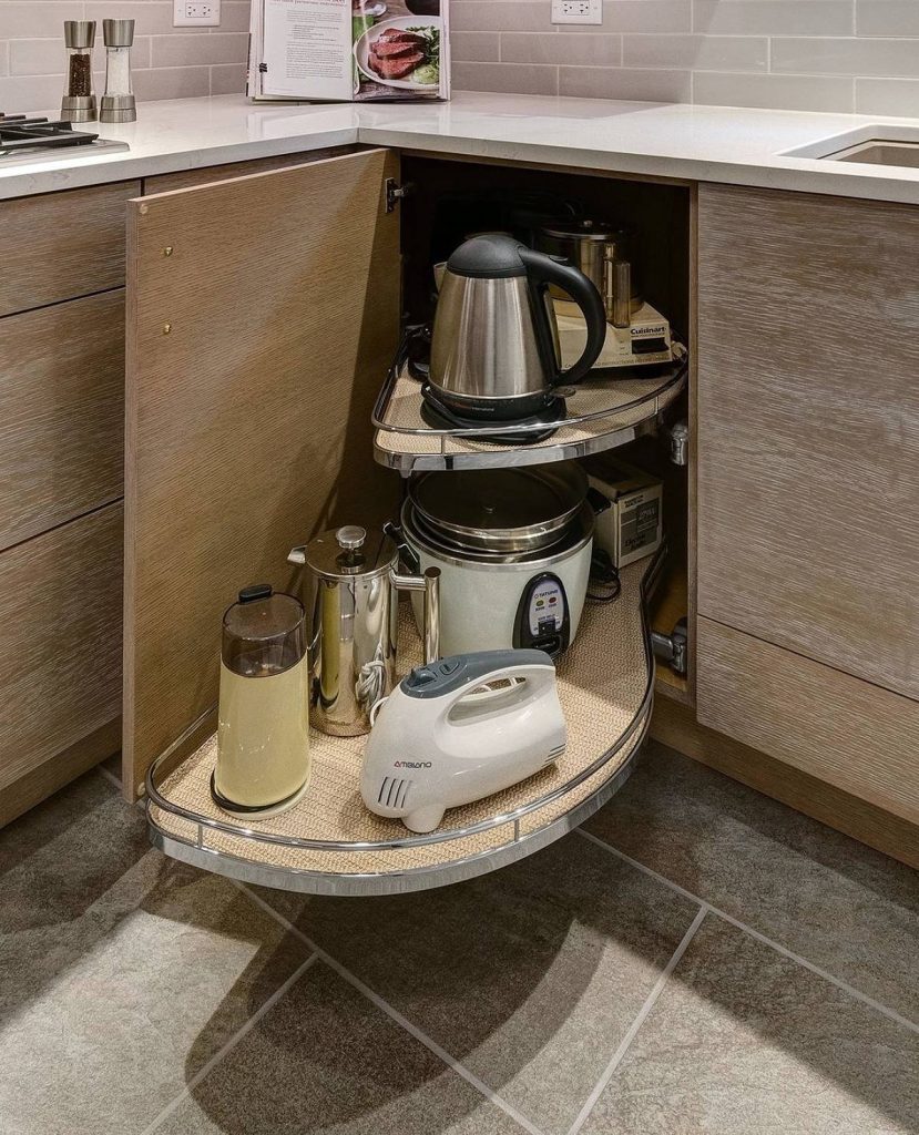8 Ways To Store Kitchen Appliances (Small Spaces) | GoDownsize