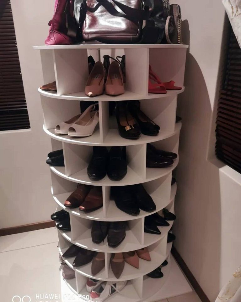 Rotating Footware Example 22 Best Shoe & Footwear Storage Ideas (Small Entrances)