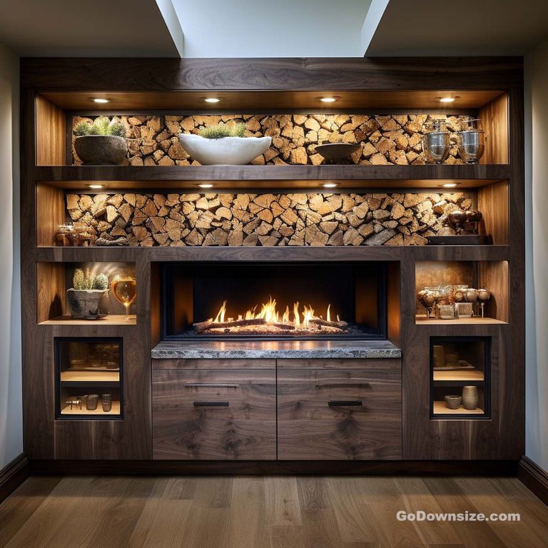 Indoor Firewood Storage: 24 Ideas You Need To See | GoDownsize