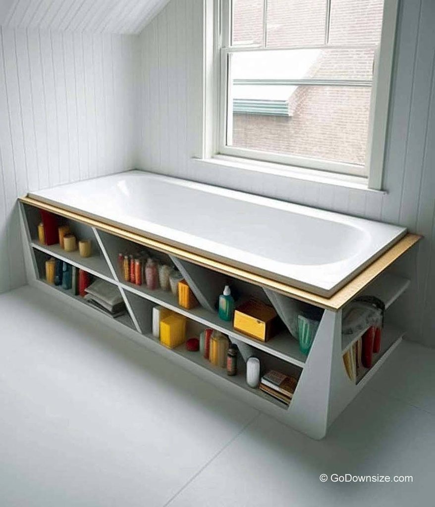 17 Amazing Bathtubs For Small Spaces With Storage GoDownsize 17 Amazing Bathtubs For Small Spaces With Storage GoDownsize