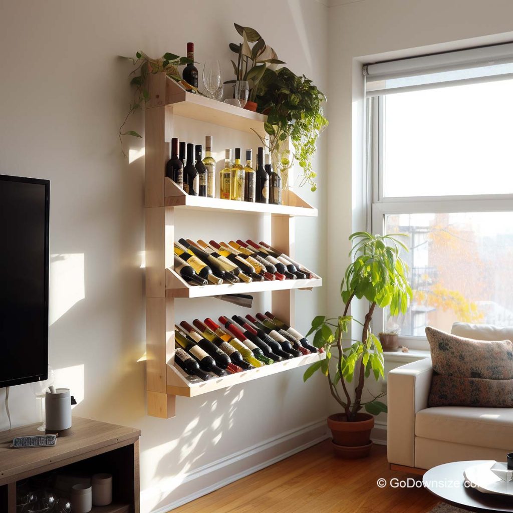 12 Clever Wine Storage Ideas For Small Spaces | GoDownsize
