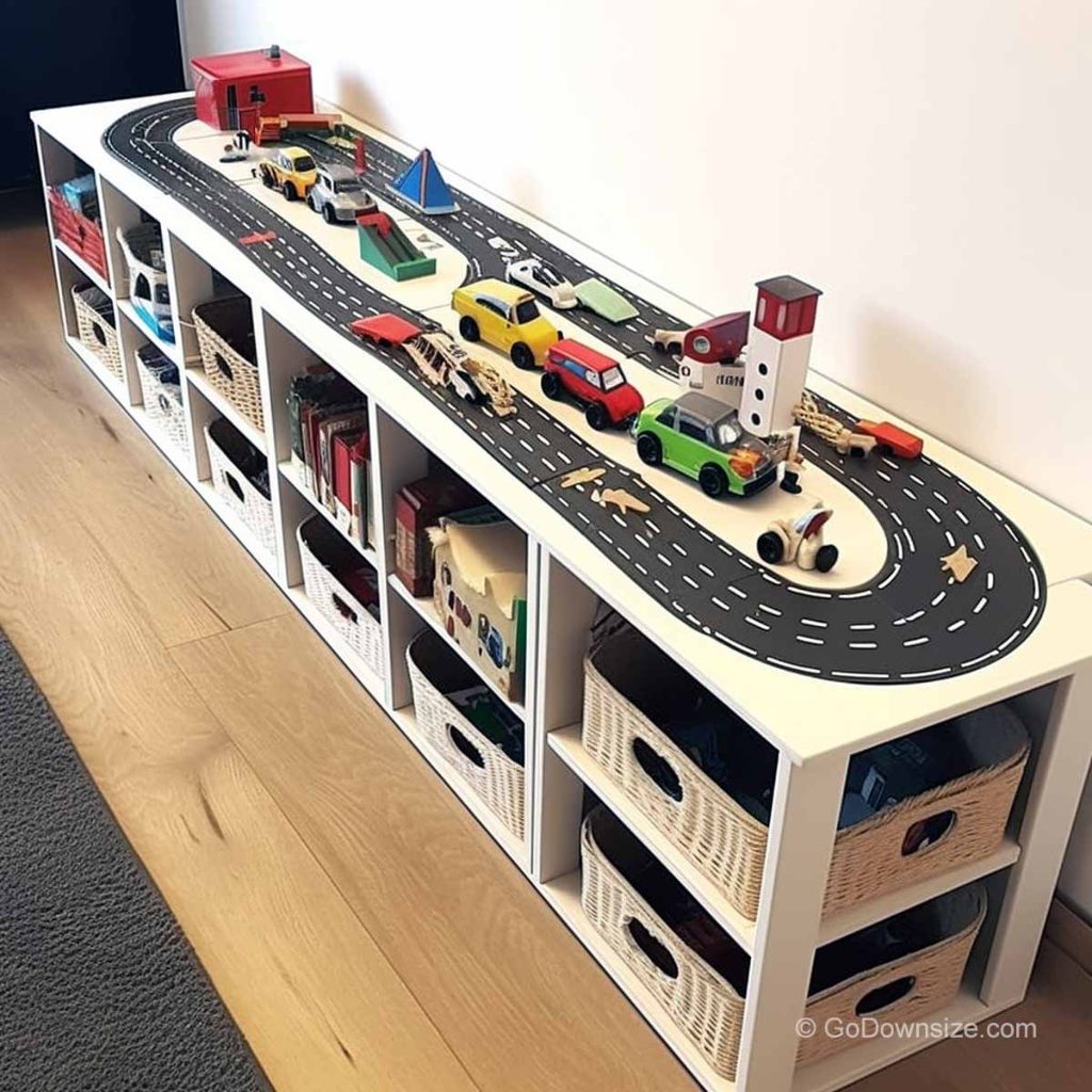 29 Great Storage Ideas For Little Boy's Room | GoDownsize