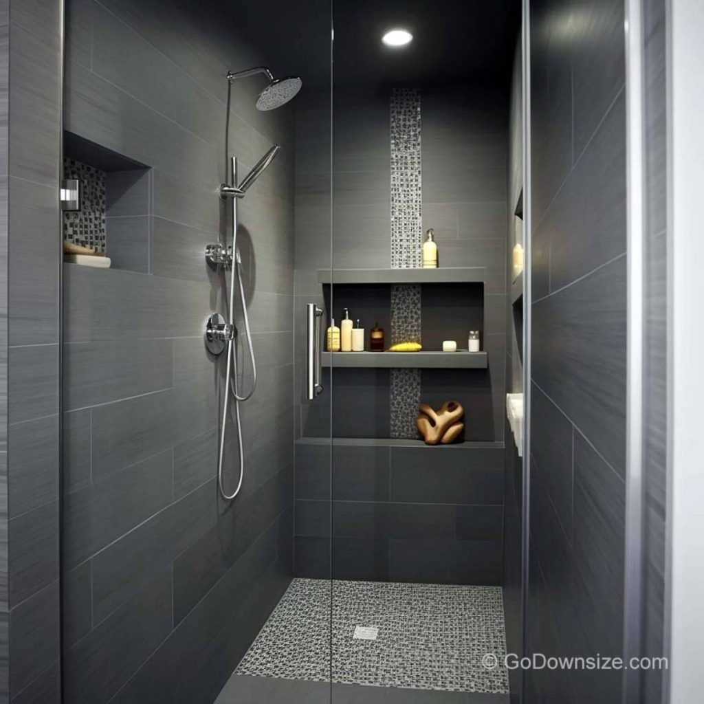 Shower Niches In Small Spaces: 14 Beautiful Solutions | GoDownsize