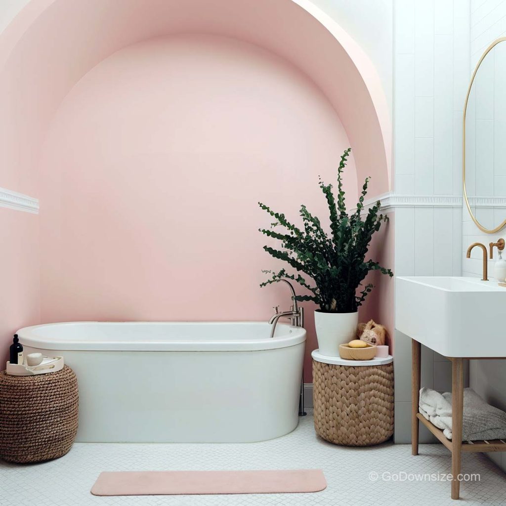 Dusty Rose Bathrooms: 23 Ideas for Small Spaces | GoDownsize