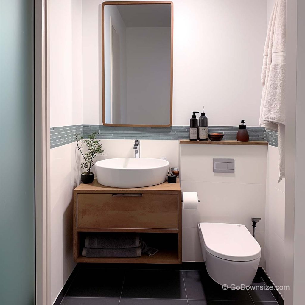 Vanities With Sink: 23 Great Ideas For Small Bathrooms | GoDownsize