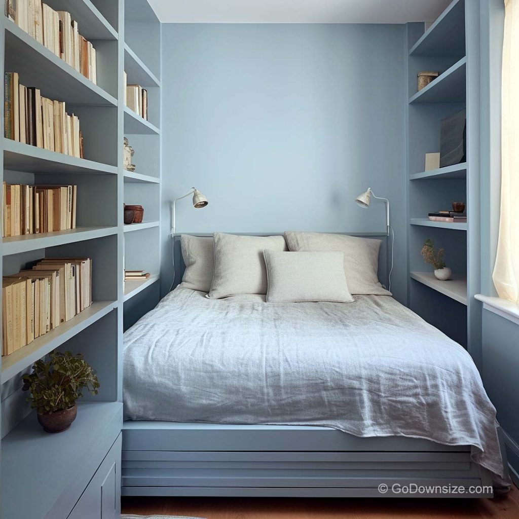 Blue Bedrooms: 20 Stylish Ideas for Small Spaces | GoDownsize