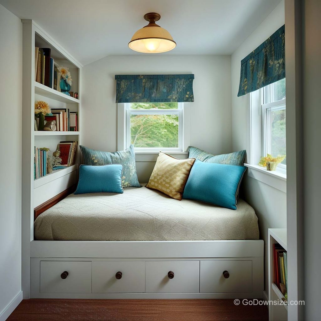 15 Tiny Bedroom Layouts That Work Really Well | GoDownsize