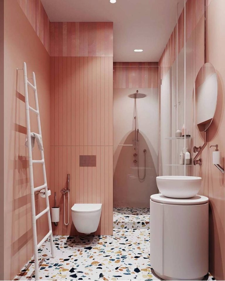 Dusty Rose Bathrooms: 23 Ideas for Small Spaces | GoDownsize