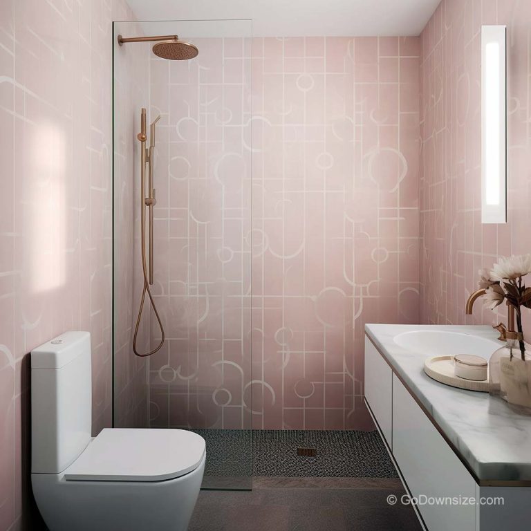 Dusty Rose Bathrooms: 23 Ideas for Small Spaces | GoDownsize