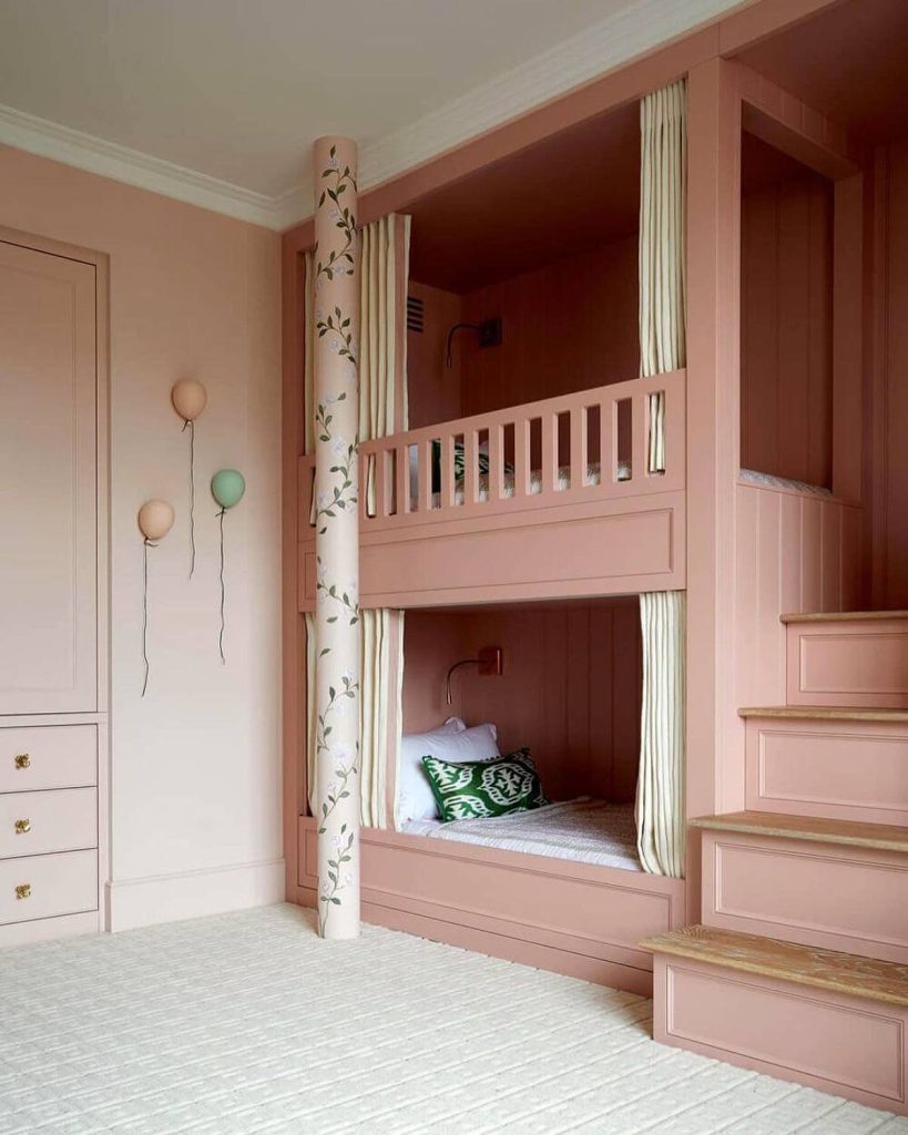 Dusty Rose Kids' Rooms: 22 Ideas for Small Spaces | GoDownsize