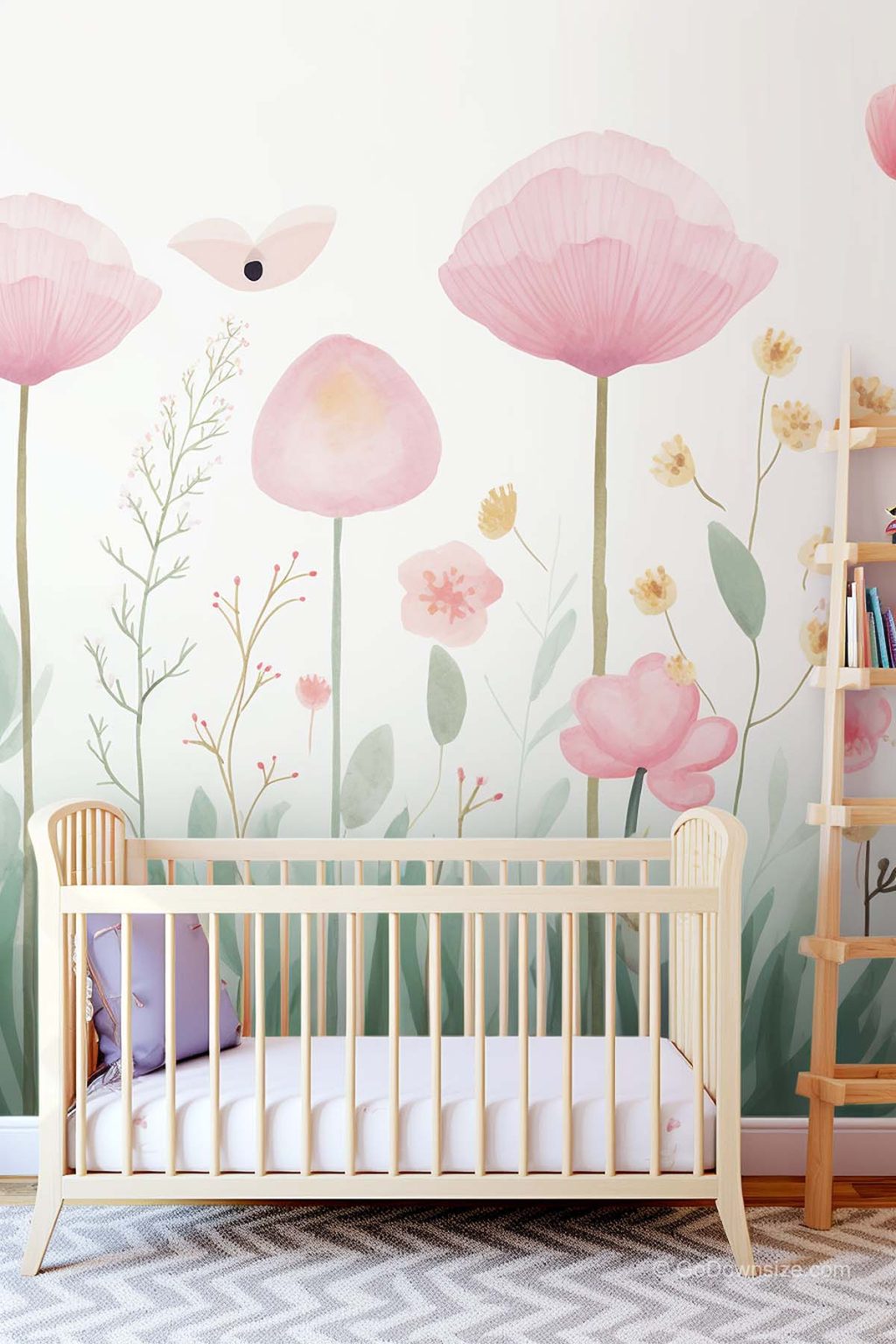 32 Gorgeous Wallpaper Ideas for Girl Nurseries | GoDownsize