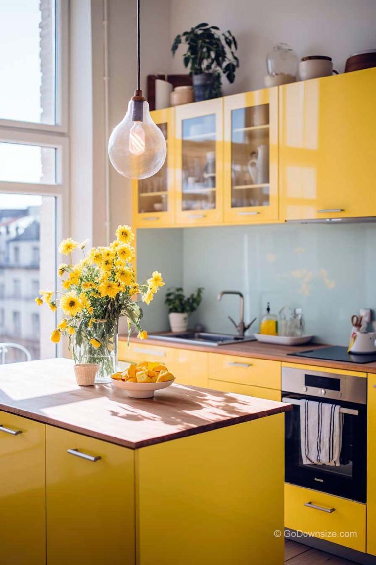Yellow Kitchen Designs: 26 Stylish Ideas for Small Spaces | GoDownsize