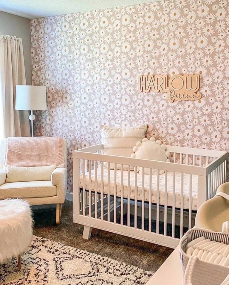32 Gorgeous Wallpaper Ideas for Girl Nurseries | GoDownsize