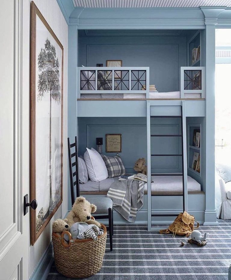 20 Blue Kids' Rooms For Small Spaces | GoDownsize