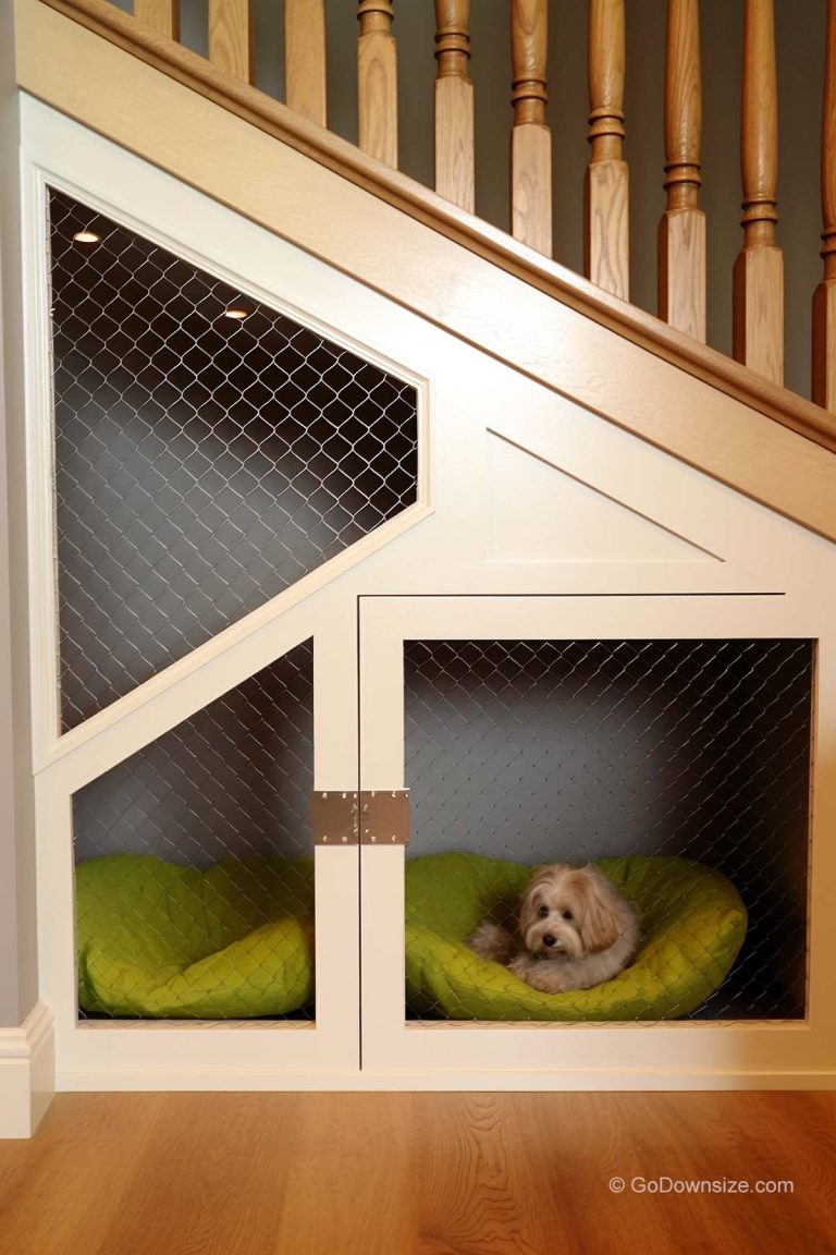 Under-Stairs Dog Rooms That Work Really Well | GoDownsize