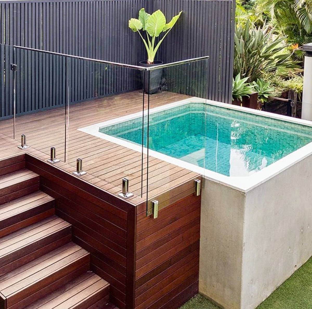high elevation concrete pool