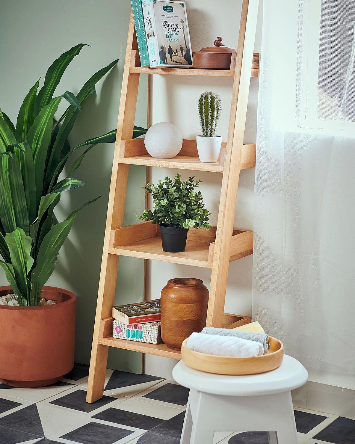 ladder bookshelves
