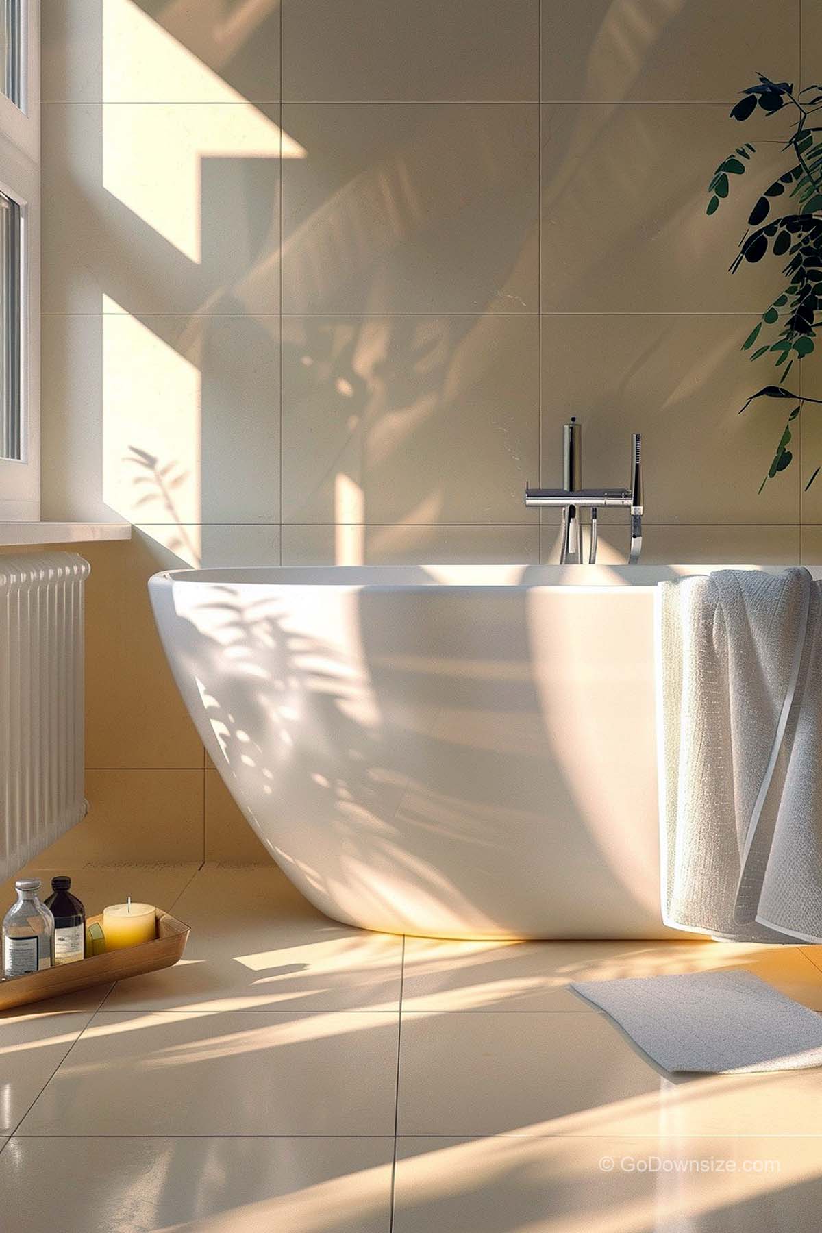 minimalist plain ceramic tiles