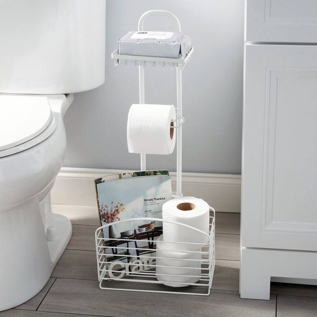 18 Toilet Paper Stands With Storage That Work So Well | GoDownsize