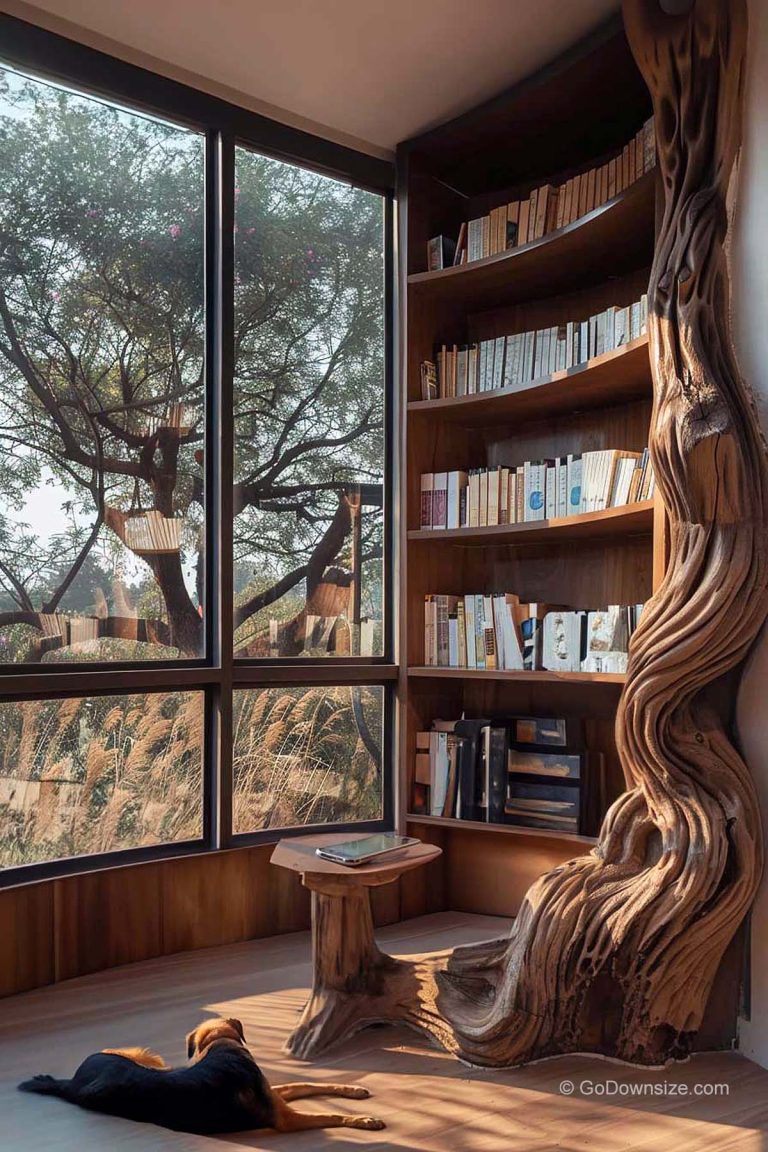 32 Corner Bookshelves That Look Amazing | GoDownsize