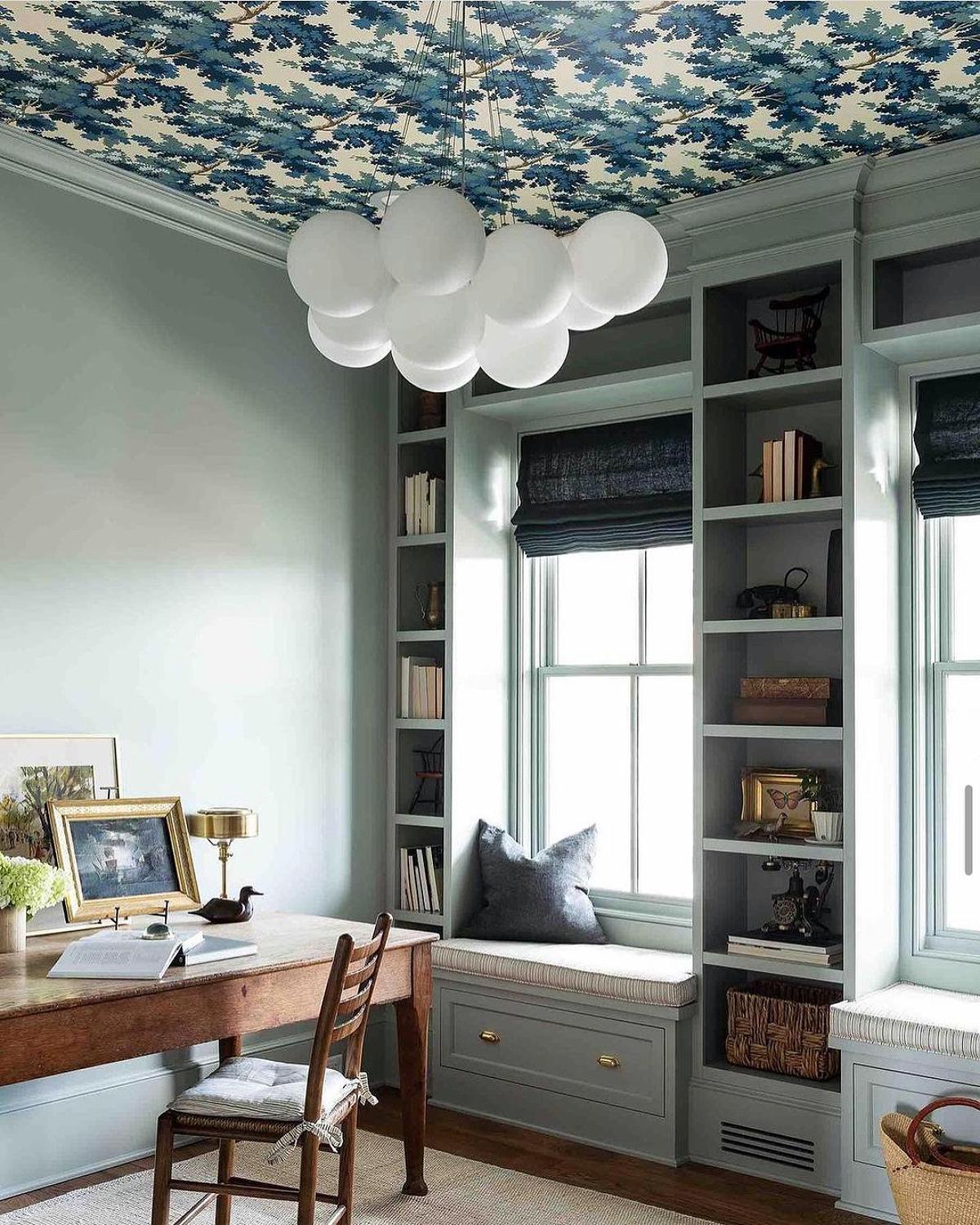 tree ceiling wallpaper