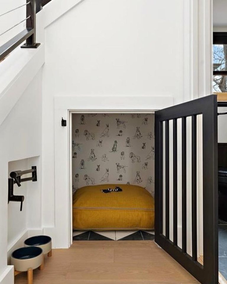 Under-Stairs Dog Rooms That Work Really Well | GoDownsize