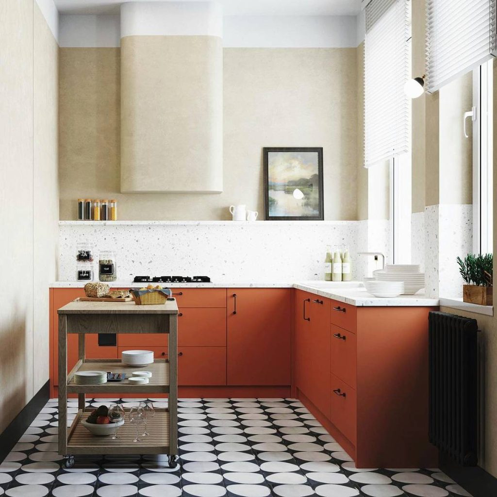 24 Floor Ideas For Small Kitchens That Just Work | GoDownsize