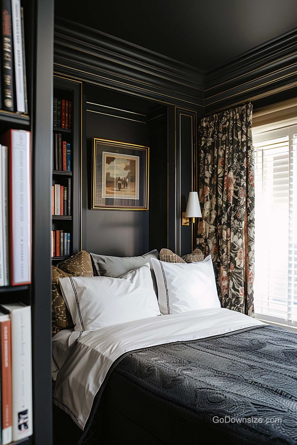 Black Bedrooms: 31 Stylish Ideas For Small Spaces | GoDownsize