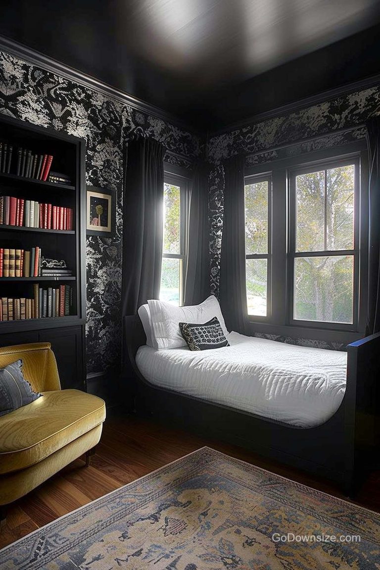 Black Bedrooms: 31 Stylish Ideas For Small Spaces | GoDownsize