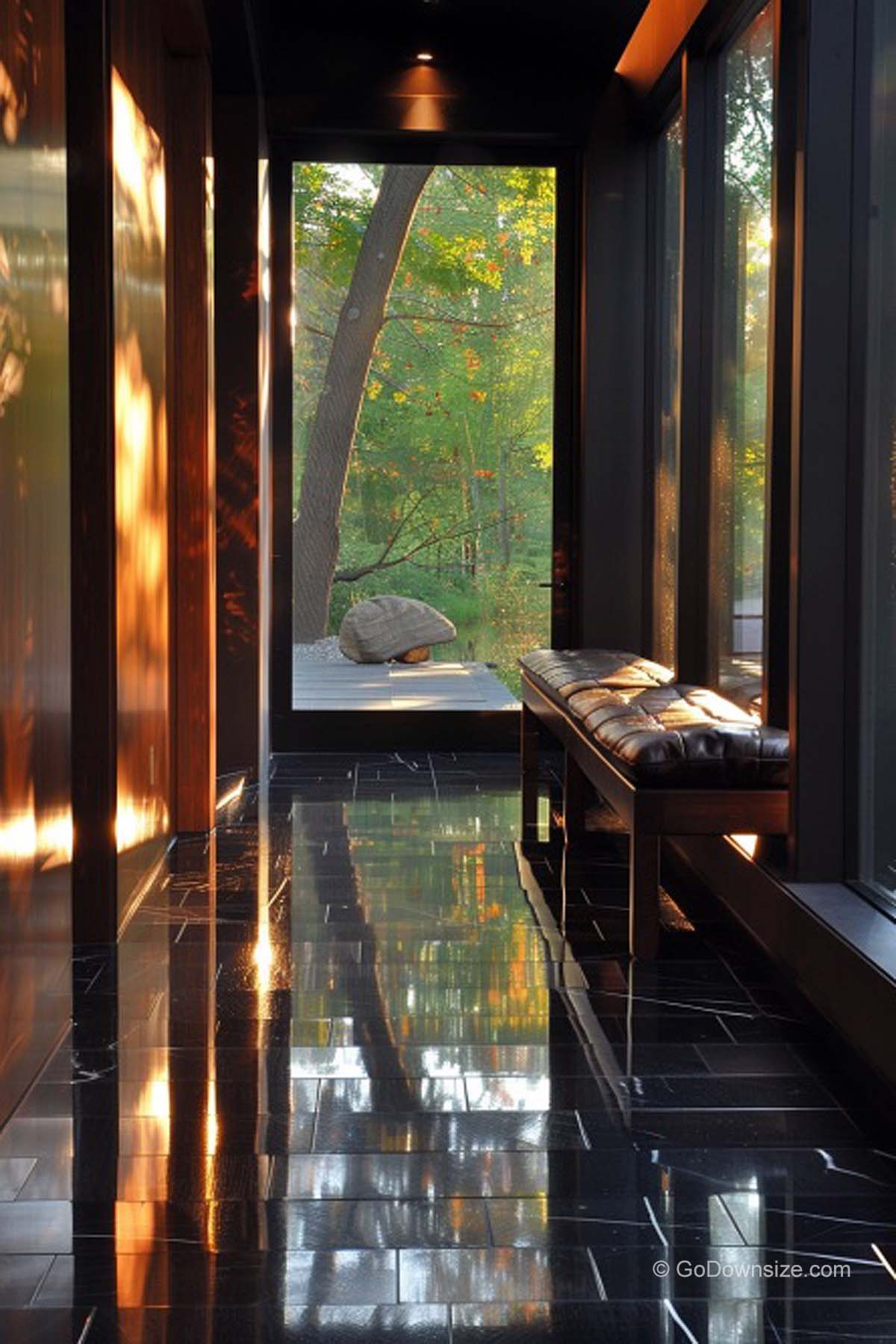 offset brick floor tile pattern