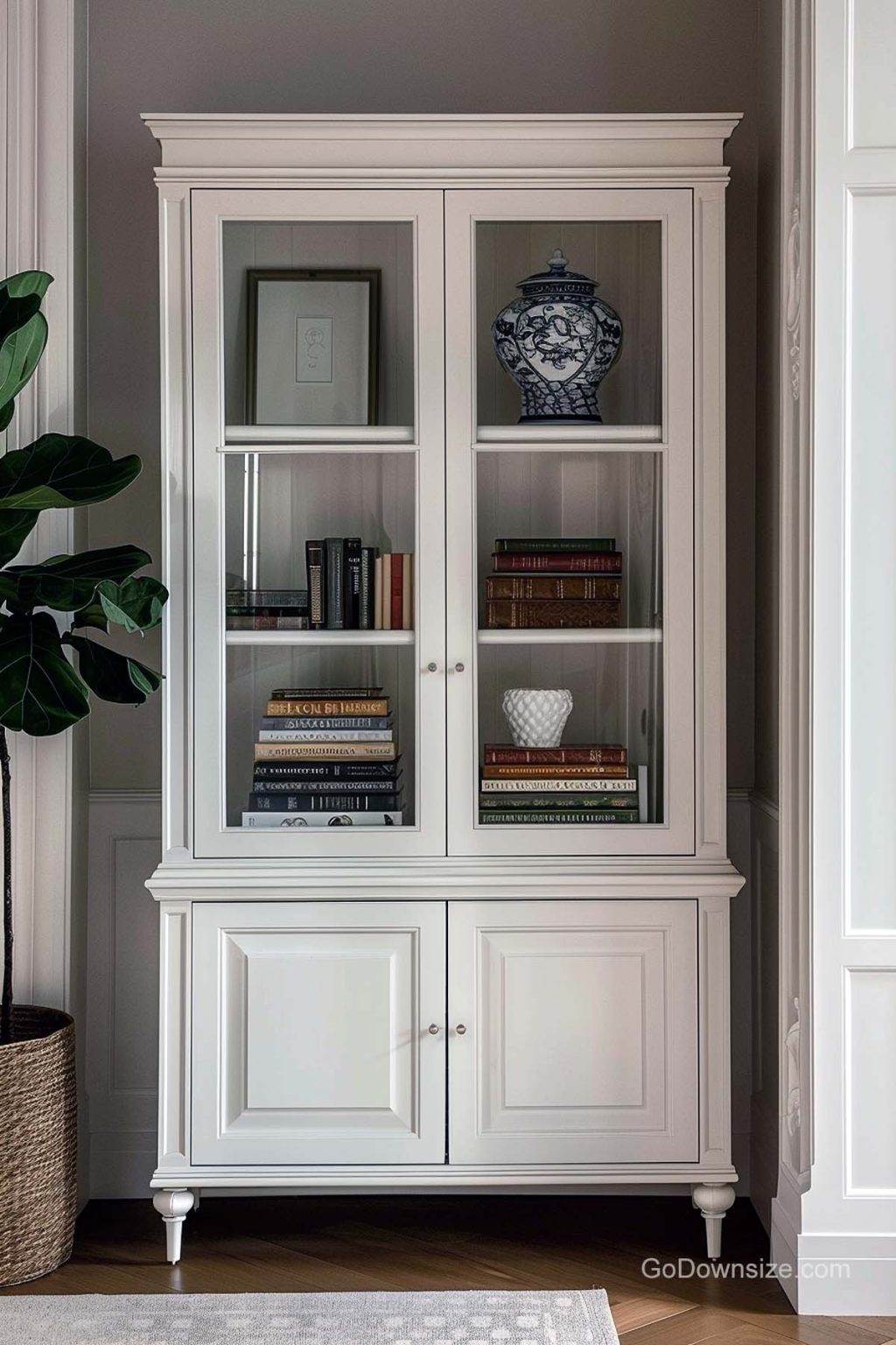 20 Bookshelves With Glass Doors That Look Amazing GoDownsize — free download