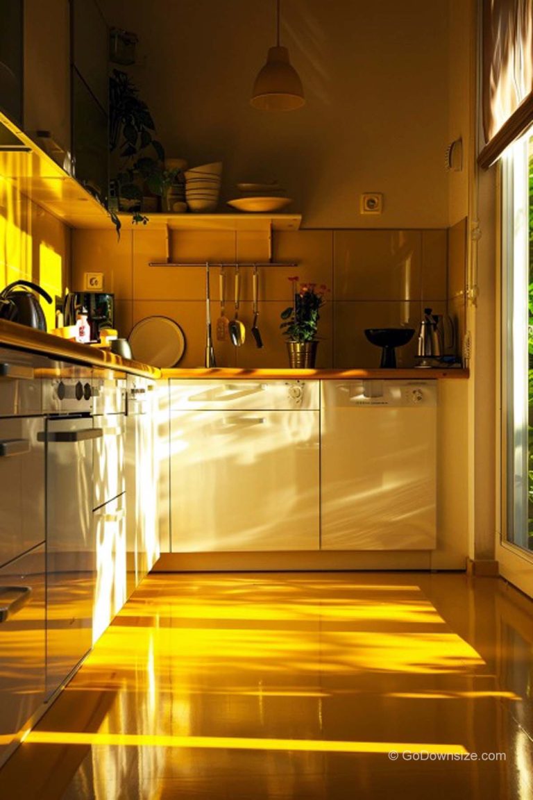 24 Floor Ideas For Small Kitchens That Just Work | GoDownsize