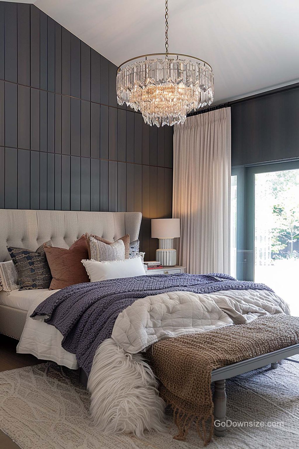 23 Bedrooms With Chandeliers That Look Amazing | GoDownsize