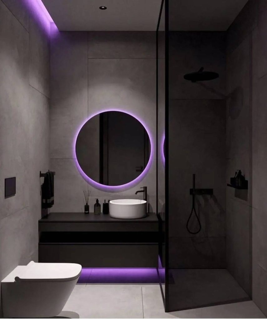 Small Bathroom Lighting: 20 Ideas That Just Look Great | GoDownsize - Using Led Lighting In A Small Apartment Bathroom