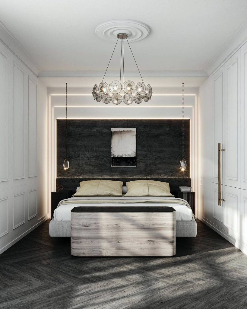 23 Bedrooms With Chandeliers That Look Amazing | GoDownsize