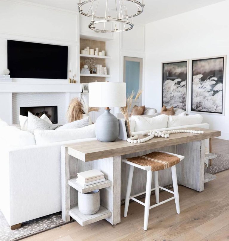 29 Alternative Sofa Tables That Just Work (Small Spaces) | GoDownsize