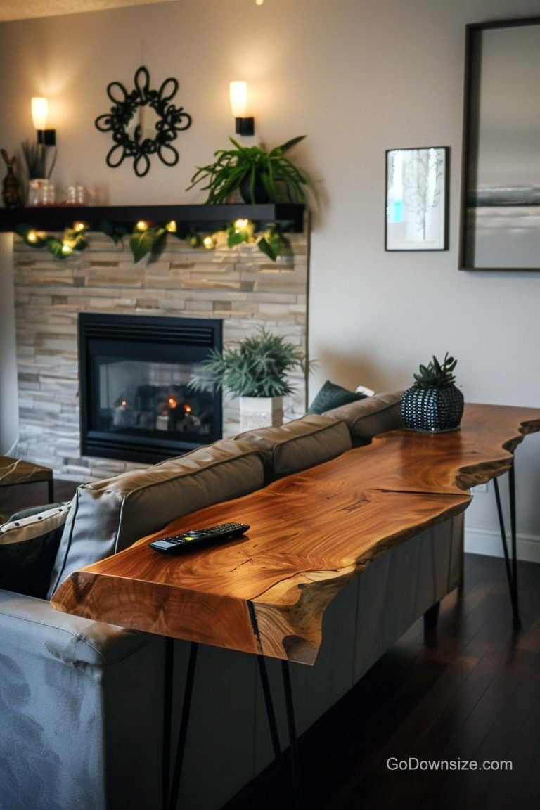 29 Alternative Sofa Tables That Just Work (Small Spaces) | GoDownsize