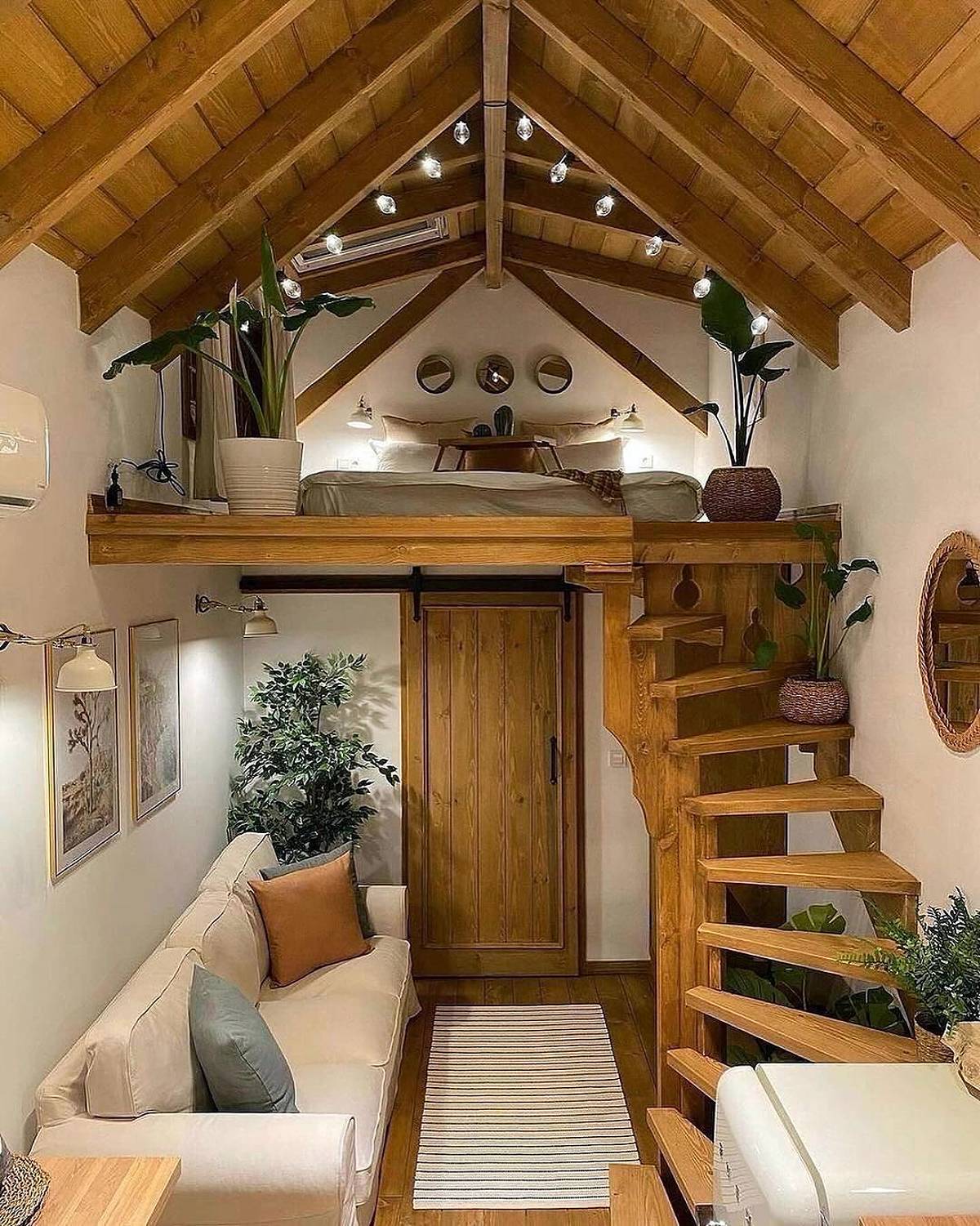 Tiny House With Barn Door
