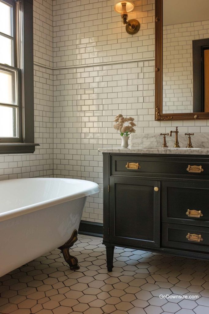 18 Vintage Bathroom Ideas That Look Amazing | GoDownsize